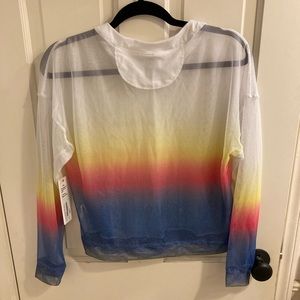 S Lucky in Love Mesh top (brand new)